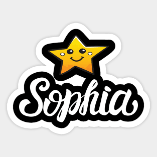 Sophia Cute Star. My Name is Sophia! Sticker